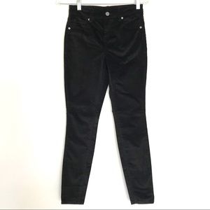 Blank NYC Women’s Mid Rise Velvet Skinny Pants